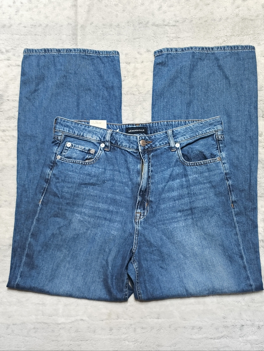 NWT Aeropostale High-Rise Wide Leg Jean Women's 14 Bohemian Vintage Vibes Retro - Picture 5 of 12